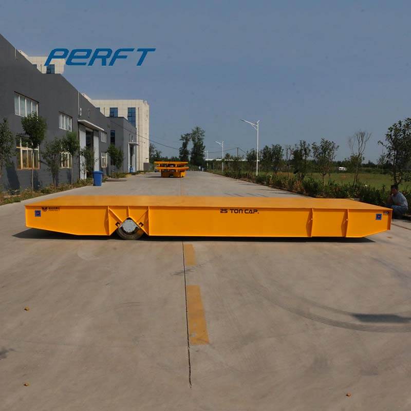 electric flat cart for concrete factory 90t-Perfect Electric 